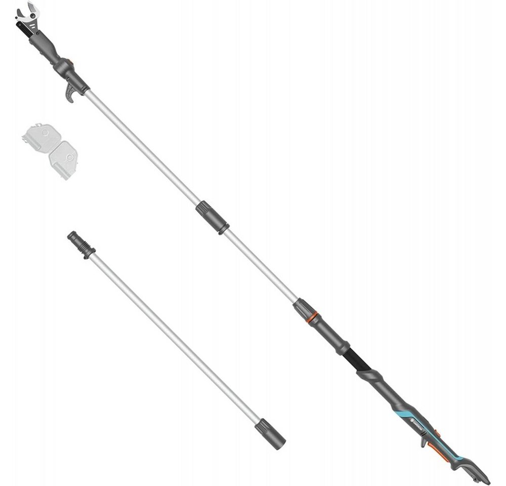 GARDENA Akku-Astschere HighCut 360/18V P4A solo - Akku-Teleskopbaumschere - dunkelgrau/türkis GARDENA Akku-Astschere HighCut 360/18V P4A solo - Akku-Teleskopbaumschere - dunkelgrau/türkis von GARDENA