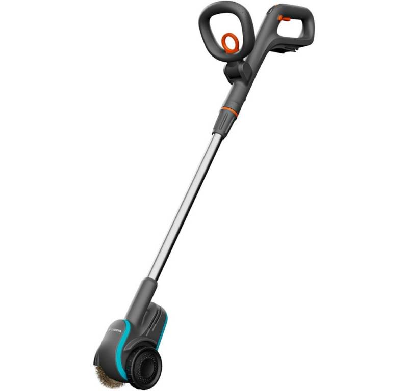 GARDENA Akku-Fugenbürste EasyWeed 1800/18V P4A - Unkrautentferner - grau/türkis von GARDENA