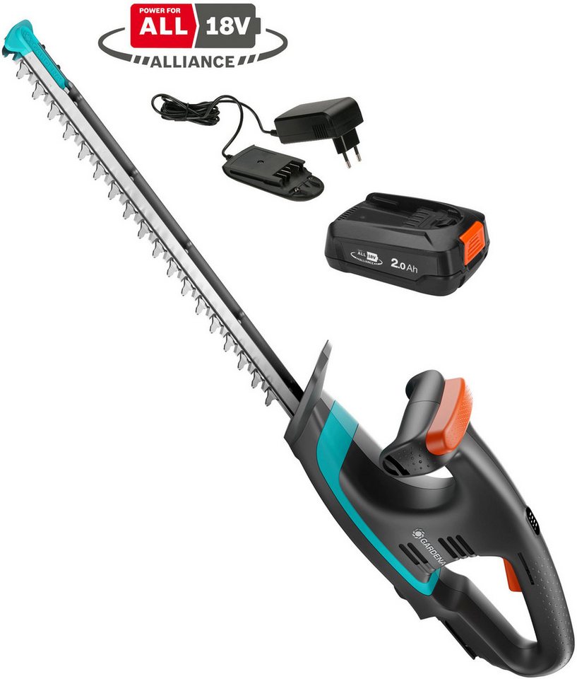 GARDENA Akku-Heckenschere EasyCut 40/18V P4A, Ready-To-Use Set inkl. Akku und Ladegerät von GARDENA