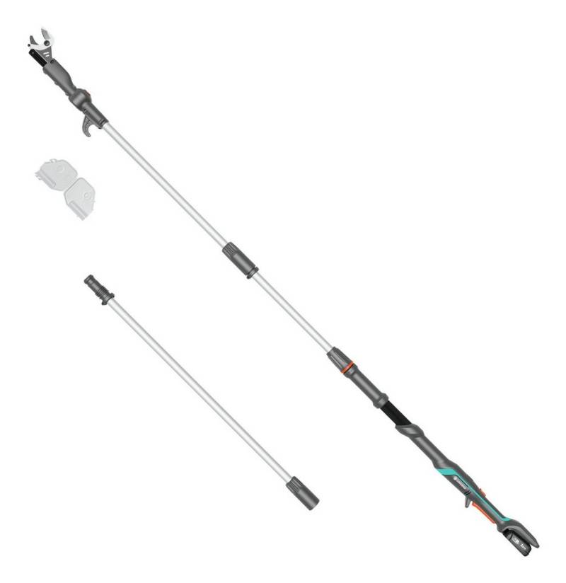 GARDENA Akku-Hochentaster, Teleskop-Baumschere HighCut 360/18V P4A Ready-To-Use Set von GARDENA