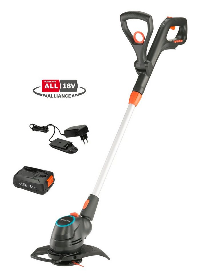 GARDENA Akku-Rasentrimmer Akku-Trimmer ComfortCut Li-18/23 Ready-To-Use Set von GARDENA