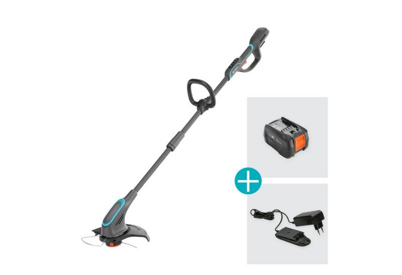GARDENA Akku-Rasentrimmer GARDENA Akku-Rasentrimmer PowerTrim 30/18V P4A, (Li-Ion Akku 4Ah, POWER FOR ALL ALLIANCE) von GARDENA