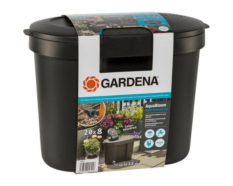 GARDENA Bewässerungssystem AquaBloom Set Solar-Bewässerung von GARDENA