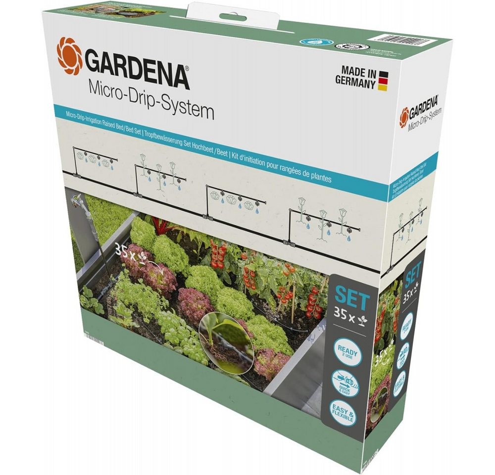 GARDENA Bewässerungssystem Micro-Drip-System Tropfbewässerung Hochbeet/Beet Bewässerungssystem GARDENA Bewässerungssystem Micro-Drip-System Tropfbewässerung Hochbeet/Beet Bewässerungssystem von GARDENA
