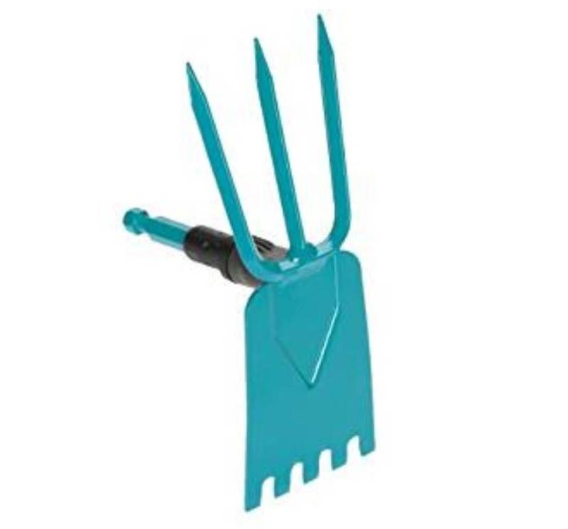 GARDENA Garten-Multifunktionsgerät GARDENA CS Gartenhacke Gerades Blatt, 3 Zinken von GARDENA