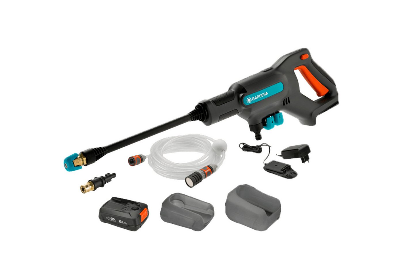 GARDENA Hochdruckreiniger GARDENA Akku-Mitteldruckreiniger AquaClean 24/18V GARDENA Hochdruckreiniger GARDENA Akku-Mitteldruckreiniger AquaClean 24/18V von GARDENA
