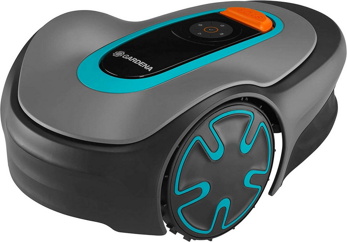 GARDENA Rasenmähroboter Sileno minimo, (Komplett-Set, Inkl. Ladestation und Montagematerial), Bluetooth,App,automatisch Laden,manövrierfähig von GARDENA