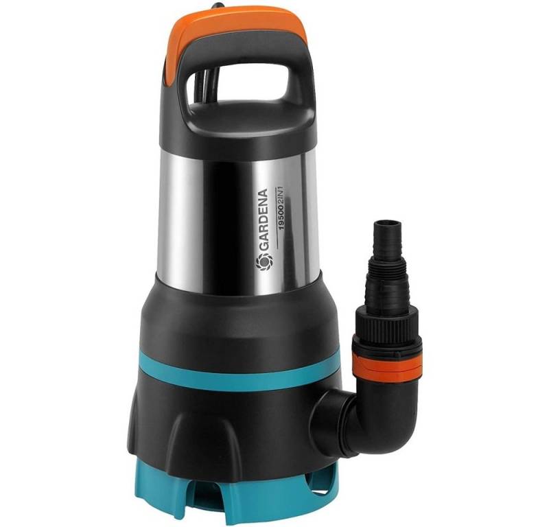 GARDENA Schmutzwasser-Tauchpumpe 19500 Aquasensor - Schmutzwasser-Tauchpumpe - schwarz/silber von GARDENA