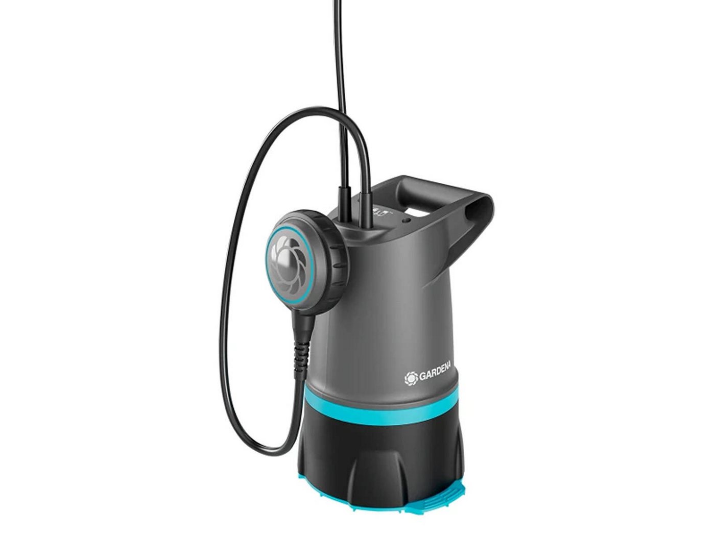 GARDENA Schmutzwasser-Tauchpumpe Basic 20000 (Einzelgerät, Klar-/Schmutzwassertauchpumpe mit 1 und 1 1/2 Zoll Anschlüssen), Schmutzwasser,Klarwasser,Flachsauger von GARDENA