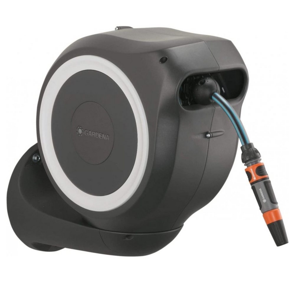 GARDENA Wandschlauchbox RollUp M 20 Meter - Schlauchtrommel - grau GARDENA Wandschlauchbox RollUp M 20 Meter - Schlauchtrommel - grau von GARDENA