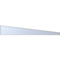 GARDENDREAMS Keilfenster, Breite: 200 cm, Aluminium, weiß - weiss von GARDENDREAMS