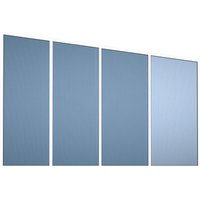 GARDENDREAMS Seitenwand, Breite: 400 cm, Aluminium, weiß - weiss von GARDENDREAMS