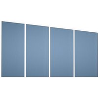 GARDENDREAMS Seitenwand, Breite: 450 cm, Aluminium, weiß - weiss von GARDENDREAMS