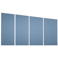 GARDENDREAMS Seitenwand, Breite: 450 cm, Aluminium, weiß - weiss von GARDENDREAMS