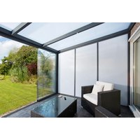 GARDENDREAMS Seitenwand »Legend Edition, Expert Edition«, BxH: 400 x 266 cm - grau von GARDENDREAMS