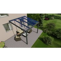 GARDENDREAMS Terrassenüberdachung »Easy Edition«, Breite: 300 cm, Dach: Glas, anthrazitgrau von GARDENDREAMS