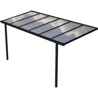 GARDENDREAMS Terrassenüberdachung »Easy Edition«, Breite: 600 cm, Dach: Polycarbonat (PC), anthrazit - grau von GARDENDREAMS