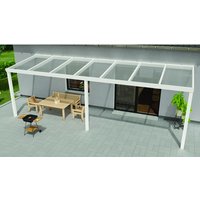 GARDENDREAMS Terrassenüberdachung »Expert«, BxT: 300 x 250 cm, weiß / RAL9016 - weiss von GARDENDREAMS