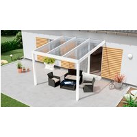 GARDENDREAMS Terrassenüberdachung »Expert«, BxT: 300 x 300 cm, weiß / RAL9016 - weiss von GARDENDREAMS