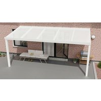 GARDENDREAMS Terrassenüberdachung »Expert«, BxT: 400 x 400 cm, weiß / RAL9016 - weiss von GARDENDREAMS