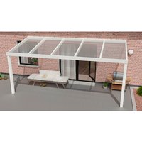 GARDENDREAMS Terrassenüberdachung »Expert«, BxT: 500 x 250 cm, weiß / RAL9016 - weiss von GARDENDREAMS