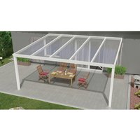 GARDENDREAMS Terrassenüberdachung »Expert«, BxT: 500 x 500 cm, weiß / RAL9016 - weiss von GARDENDREAMS