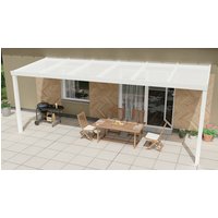 GARDENDREAMS Terrassenüberdachung »Expert«, BxT: 600 x 250 cm, weiß / RAL9016 - weiss von GARDENDREAMS