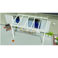 GARDENDREAMS Terrassenüberdachung »Expert«, BxT: 600 x 300 cm, anthrazit / RAL7016, Glasdach - grau von GARDENDREAMS