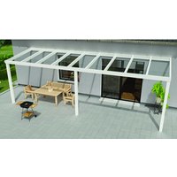 GARDENDREAMS Terrassenüberdachung »Expert«, BxT: 600 x 300 cm, weiß / RAL9016 - weiss von GARDENDREAMS