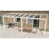 GARDENDREAMS Terrassenüberdachung »Expert«, BxT: 600 x 350 cm, grau / RAL9007, Glasdach von GARDENDREAMS