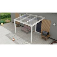 GARDENDREAMS Terrassenüberdachung »Expert«, BxT: 600 x 500 cm, weiß / RAL9016 - weiss von GARDENDREAMS