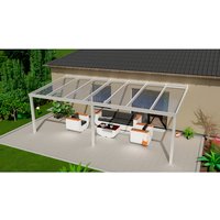 GARDENDREAMS Terrassenüberdachung »Expert«, BxT: 700 x 300 cm, grau / RAL9007 von GARDENDREAMS