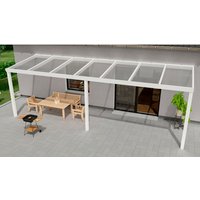 GARDENDREAMS Terrassenüberdachung »Expert«, BxT: 700 x 300 cm, weiß / RAL9016 - weiss von GARDENDREAMS