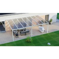 GARDENDREAMS Terrassenüberdachung »Expert«, BxT: 700 x 500 cm, weiß / RAL9016 - weiss von GARDENDREAMS