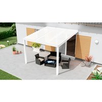 GARDENDREAMS Terrassenüberdachung »Legend«, BxT: 300 x 350 cm, weiß / RAL9016 - weiss von GARDENDREAMS