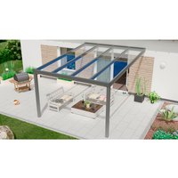 GARDENDREAMS Terrassenüberdachung »Legend«, BxT: 300 x 400 cm, grau / RAL9007, Glasdach von GARDENDREAMS