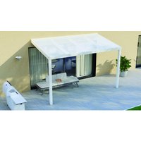 GARDENDREAMS Terrassenüberdachung »Legend«, BxT: 400 x 200 cm, weiß / RAL9016 - weiss von GARDENDREAMS