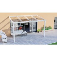 GARDENDREAMS Terrassenüberdachung »Legend«, BxT: 400 x 450 cm, weiß / RAL9016 - weiss von GARDENDREAMS