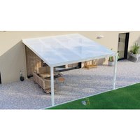 GARDENDREAMS Terrassenüberdachung »Legend«, BxT: 400 x 450 cm, weiß / RAL9016 - weiss von GARDENDREAMS