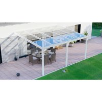 GARDENDREAMS Terrassenüberdachung »Legend«, BxT: 500 x 450 cm, weiß / RAL9016 - weiss von GARDENDREAMS