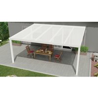 GARDENDREAMS Terrassenüberdachung »Legend«, BxT: 500 x 500 cm, weiß / RAL9016 - weiss von GARDENDREAMS