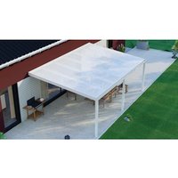 GARDENDREAMS Terrassenüberdachung »Legend«, BxT: 600 x 450 cm, weiß / RAL9016 - weiss von GARDENDREAMS