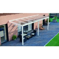 GARDENDREAMS Terrassenüberdachung »Legend«, BxT: 700 x 200 cm, weiß / RAL9016 - weiss von GARDENDREAMS