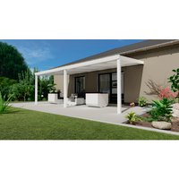 GARDENDREAMS Terrassenüberdachung »Legend«, BxT: 700 x 300 cm, weiß / RAL9016 - weiss von GARDENDREAMS