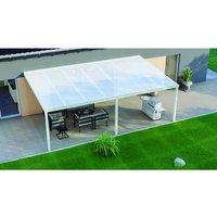 GARDENDREAMS Terrassenüberdachung »Legend«, BxT: 700 x 450 cm, weiß / RAL9016 - weiss von GARDENDREAMS