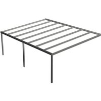 GARDENDREAMS Terrassenüberdachung »Legend«, BxT: 700 x 500 cm, grau / RAL9007 von GARDENDREAMS