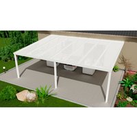 GARDENDREAMS Terrassenüberdachung »Legend«, BxT: 700 x 500 cm, weiß / RAL9016 - weiss von GARDENDREAMS