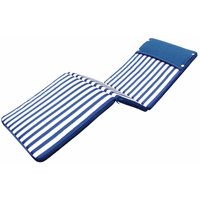 Abnehmbar und wasserdichtes Polyesterkissen 194.5 x 59 cm für Bett - Blue - Blue von GARDENESS