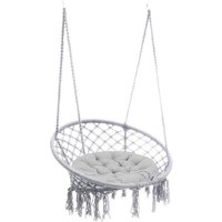 Amaque Suspendierte Sessel mit Kissen und Love Randes - DarkGrey - DarkGrey von GARDENESS