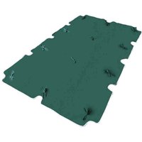 Ersatzblatt für 3 -Seerer -Garten im Wasser -Repellent Polyester 200x112x1h cm rocken - Green - Green von GARDENESS
